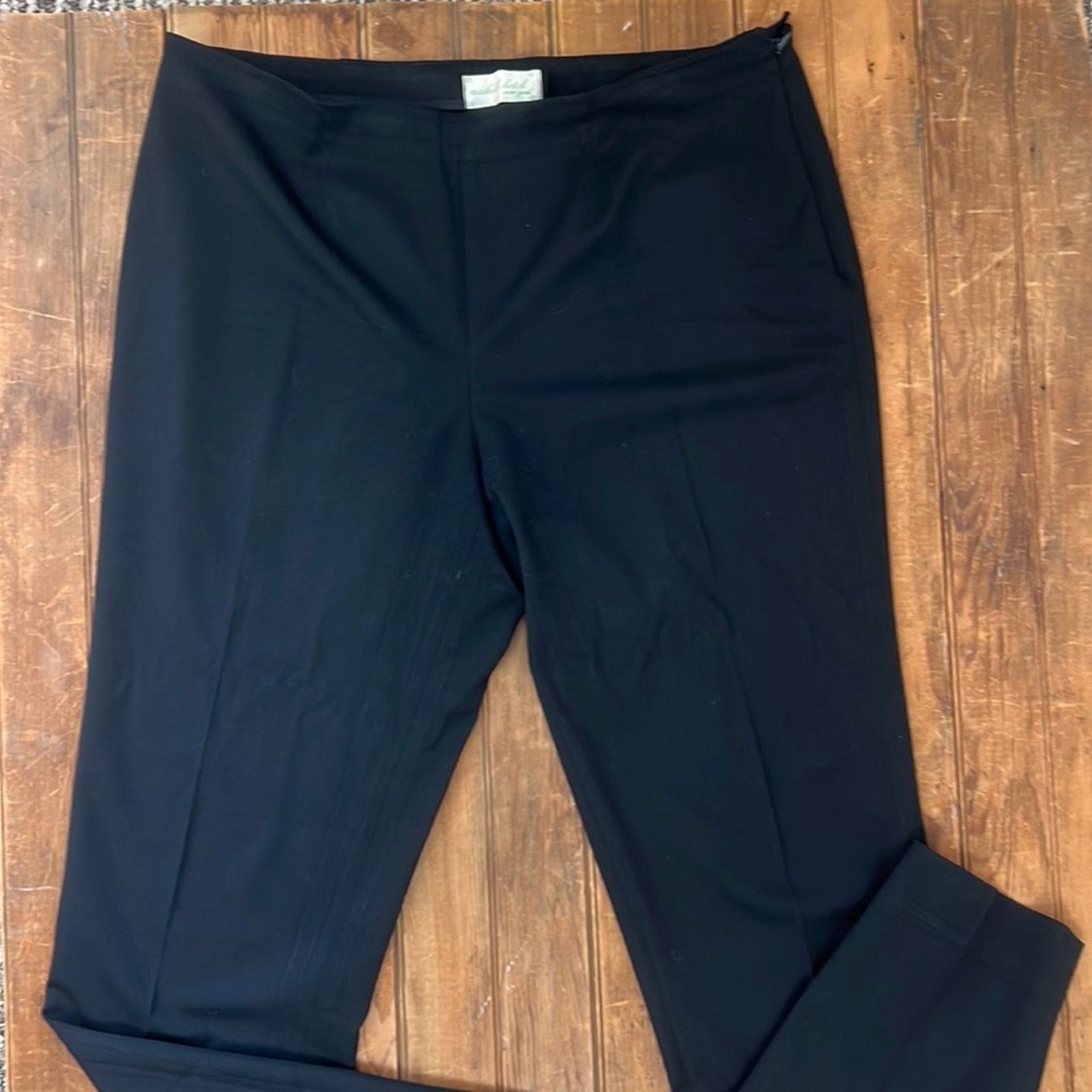 Vintage Y2k Couture Trousers Pants By Michelle Hatch Women’s Black High Rise